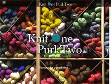 Tablet Screenshot of knitonepurltworockford.com